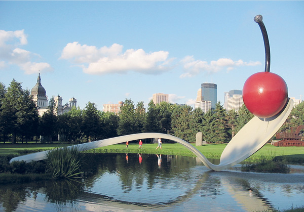 Скульптура Класа Олденбурга и Кази ван Брюгген