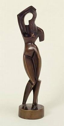 А. Архипенко "Причесывающаяся женщина".